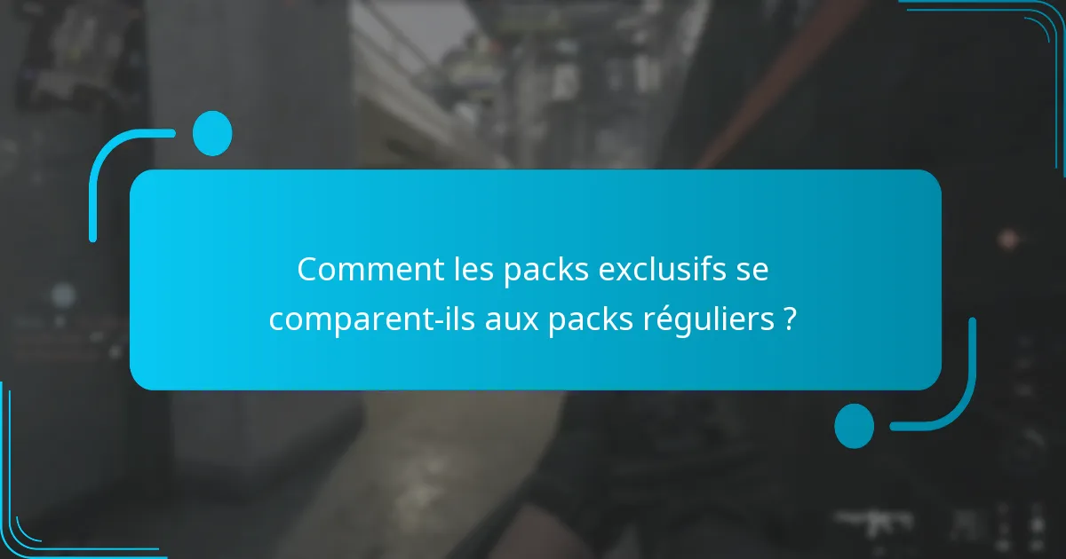 Comment puis-je obtenir des codes pour des packs exclusifs ?