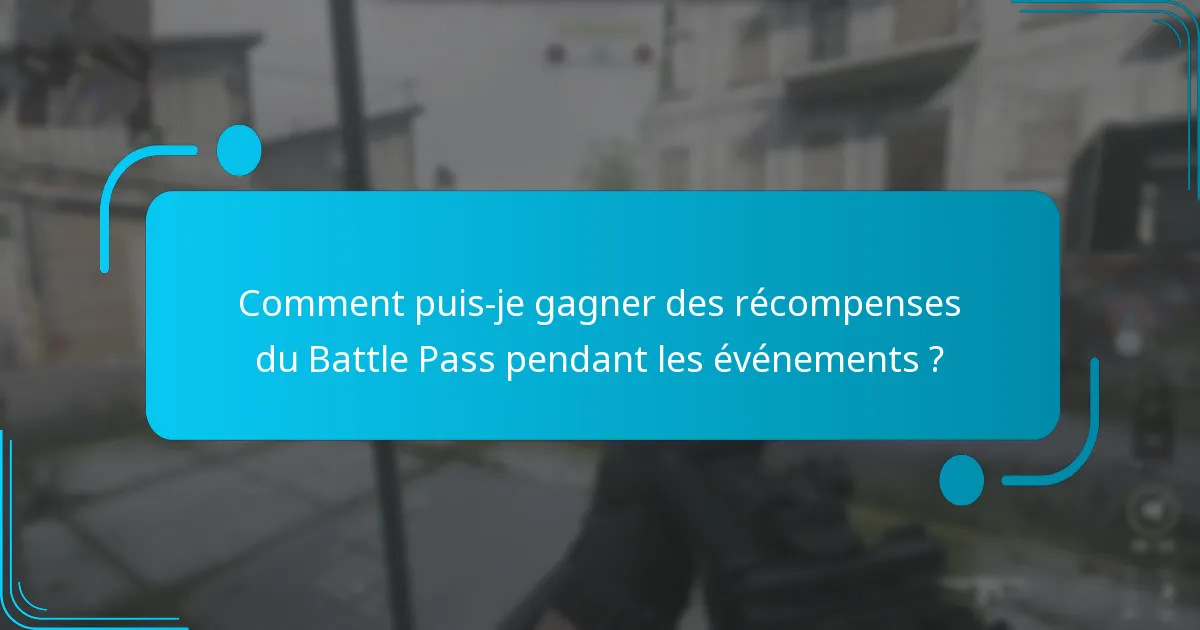 Quels objets sont présentés dans les récents événements du Battle Pass ?