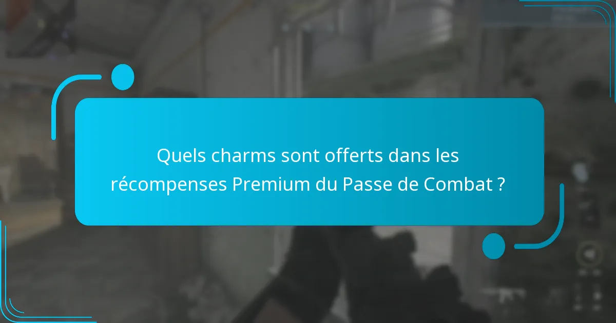 Comment la valeur des récompenses Premium du Passe de Combat se compare-t-elle à la version gratuite ?