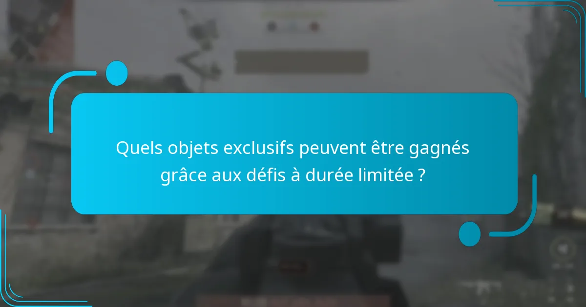 Quand commencent et se terminent les défis à durée limitée ?